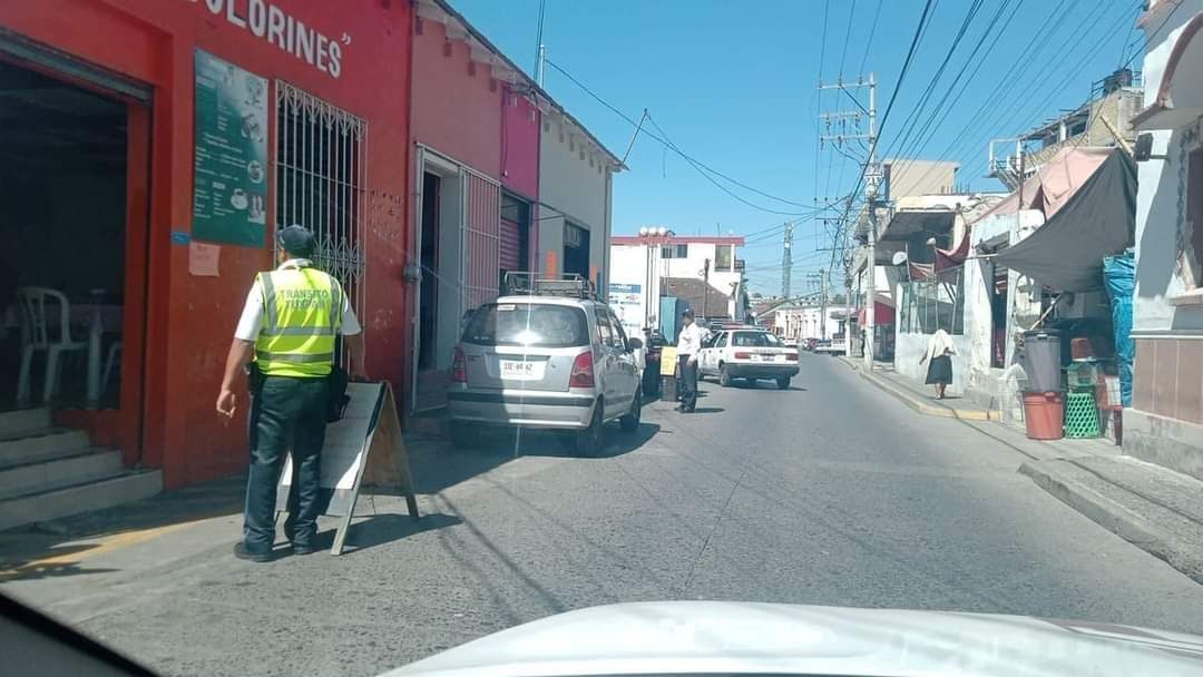 El Heraldo de Tuxpan Tránsito retirará apartados de lugares