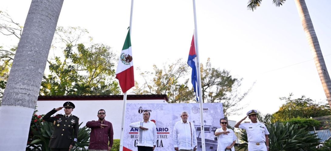 Conmemoran 68 años de la partida del Yate Granma