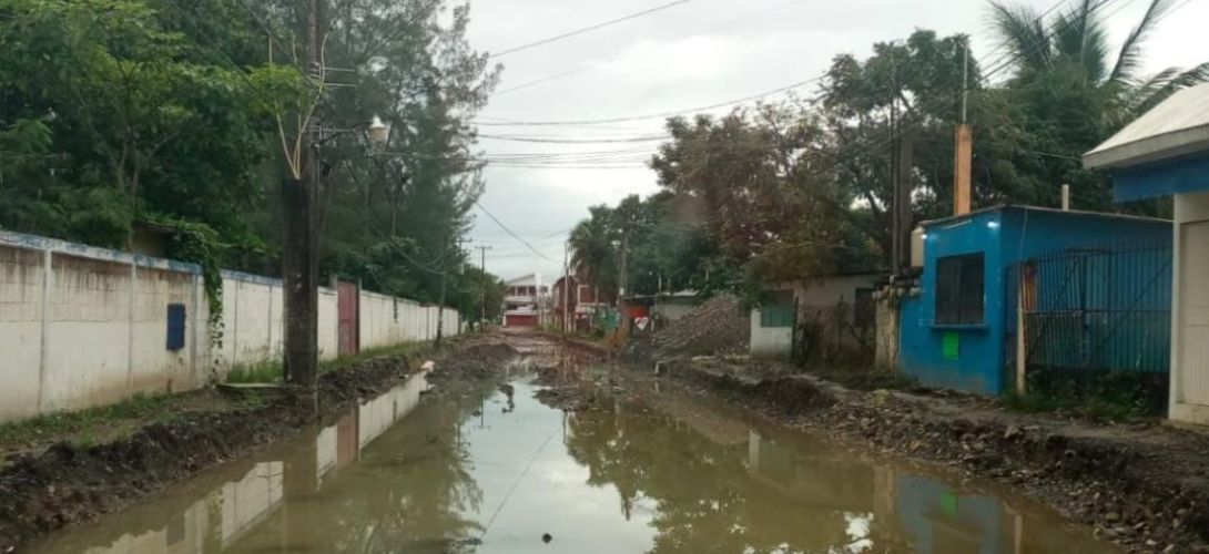 Estancada, obra del CETIS 111