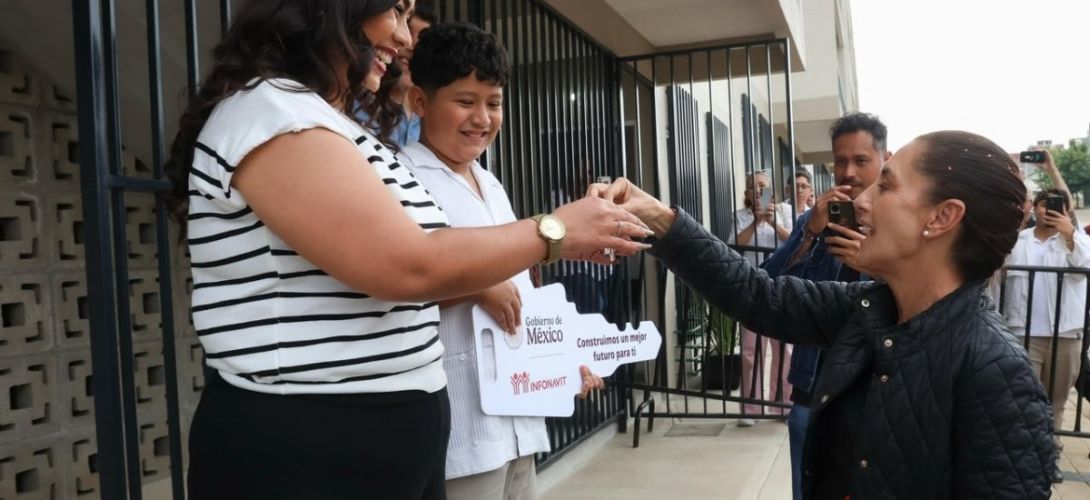 Entrega Presidenta viviendas del Bienestar