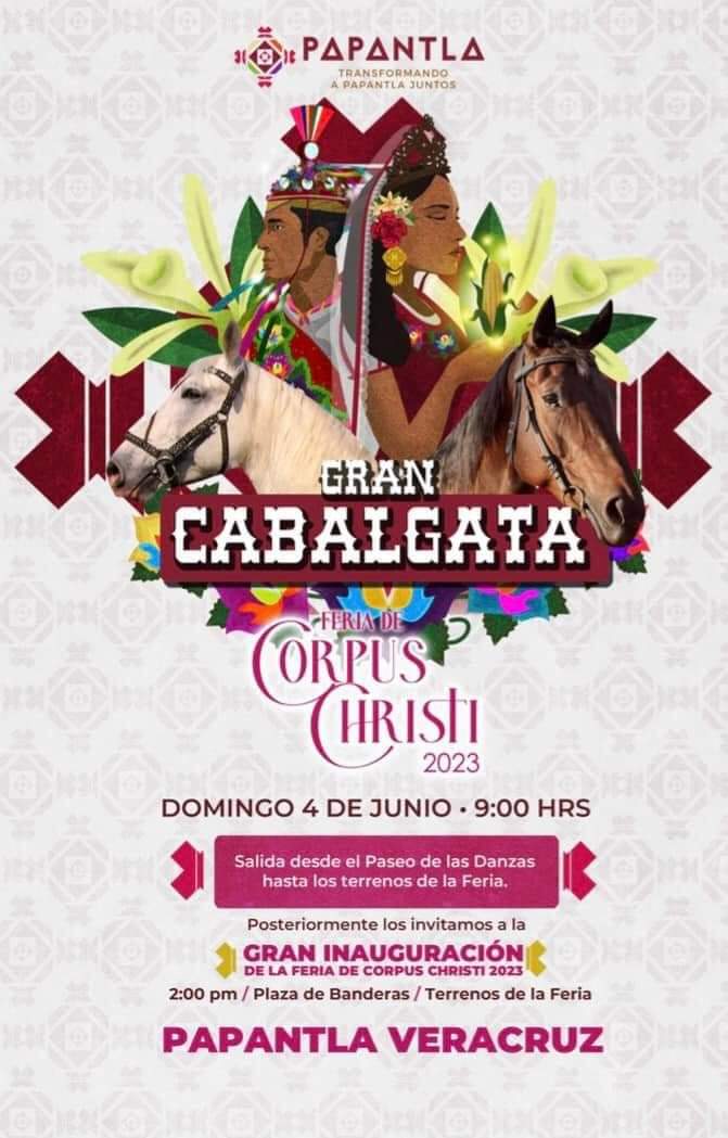 Cabalgata Corpus Christi Papantla 2023