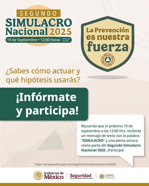 tuxpan se prepara para el segundo simulacro nacional